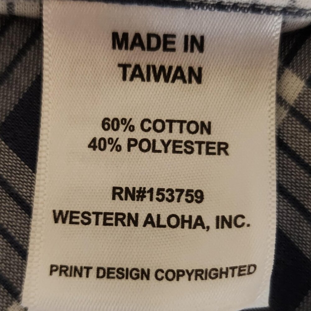 Like New - Western Aloha Men's Western Shirt - Picture 4 of 4